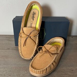 Florsheim Men's Tan Suede Moccasins